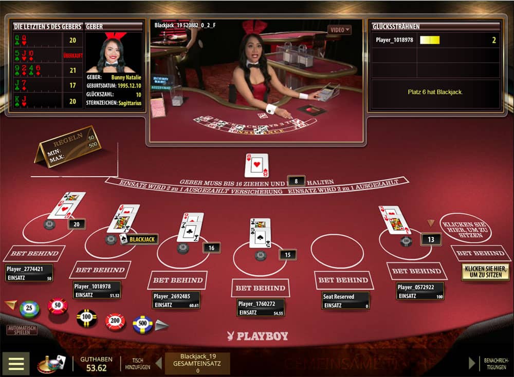 best online blackjack live dealer